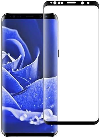 Galaxy S9 Screen Protector, 3D Tempered Glass Full Coverage High Definition Clear Anti-Scratch Anti-Bubble Screen Protector for Samsung Galaxy S9-Black