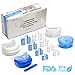 Dorooz Anti Snoring Devices Set - Snoring Solution - Snore Stopper Set - 2 Anti Snoring Mouthpiece | Sleep Mouth Guard - 8 Silicone Nasal Dilators | Snoring Nose Vents - Stop Snoring Devices
