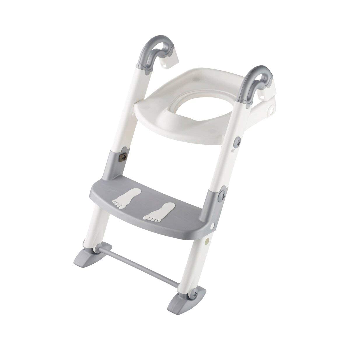Kids Kit 3-in-1 toilet trainer, from 18-36 months, assembly dimensions when folded: 41.5 x 25 x 67 cm (LxWxH), grey/white, 600060240