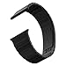 Apple Watch Band, JETech 38mm Stainless Steel Link Bracelet with Butterfly Closure Replacement Bands for Apple Watch All 38mm Models (Black) - 2229
