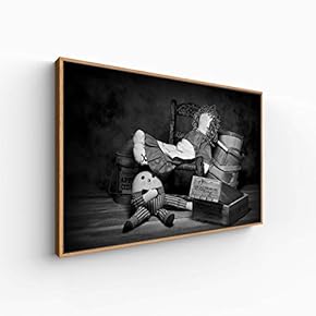 Canvas Wall Art for Living Room, Bedroom Black and White Article Framed Canvas Prints for Home Decoration Ready to Hang - 16x24 inches