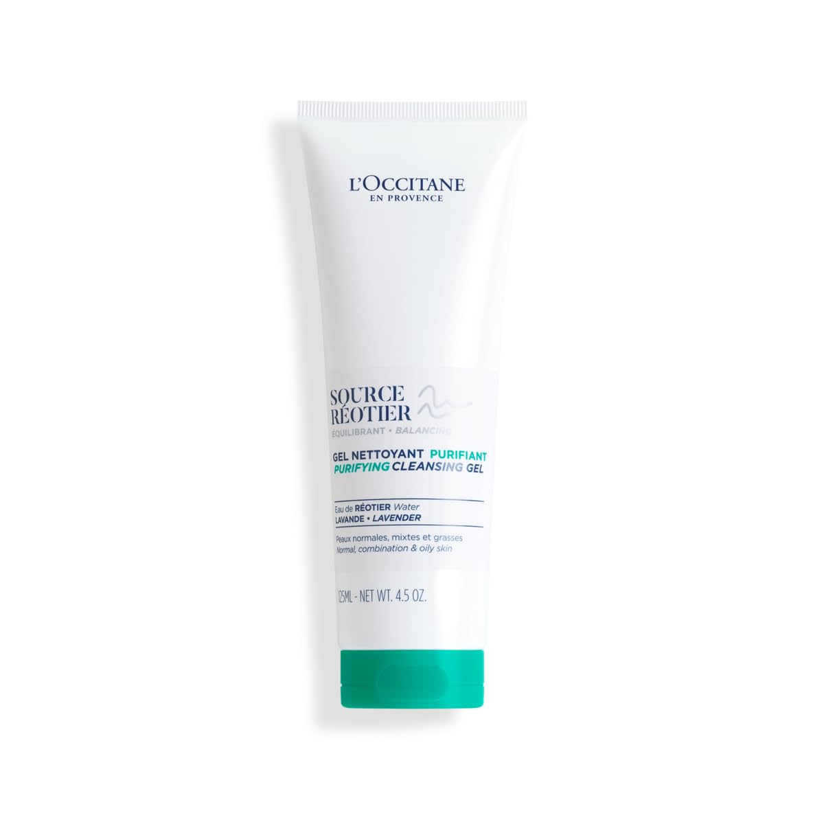 L'OCCITANE - Source Réotier Purifying Cleansing Gel - 125 ml - Normal, combination to oily skin - Made in France