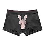 Mimilu Cute Rabbit Men's Underwear M Black