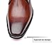 La Milano Mens Winter Ankle Dress Boots Slip on Monk Strap Buckle Comfortable Chukka Plain Toe Leather Oxford Boots for Men