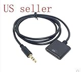 Generic JRT-AUS1-150909-674 [8-0805] MM AUX inpu Stereo 3.5MM AUX input To ble Adapter iPod,iPhone,iPad Phone,i Dock Connector Female Cable Adapter Stereo