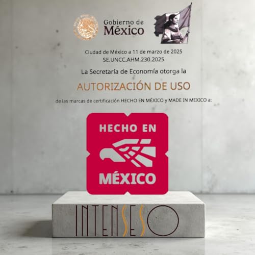 INTENSESO - Lámpara LED Sobreponer Esquinero con Apagador y Clavija (Luz Cálida 2700K, 1mt)