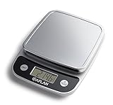 Digital Kitchen Scale Multifunction Food Scale, 11 lb 5 kg, Elegant Black (Batteries Included) By Baflan