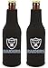 NFL Football 2014 Team Color Logo Bottle Suit Holder Cooler 2-Pack (Oakland Raiders)