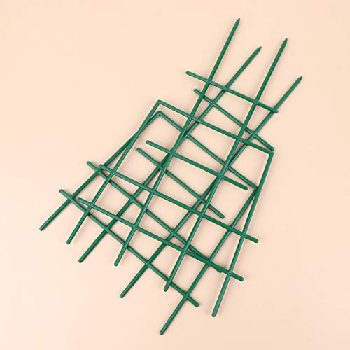 Hemoton 5 Stück Rankgitter Kunststoff Kletterpflanzen Rankstütze Blumenkasten Rankhilfe Rankpflanzen Rattan Blumen… – Bild 6