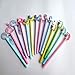 DzdzCrafts 10PCS Unicorn and Flamingo 0.5MM Rollerball Gel Ink Pens Black Ink in A Pen Pouch