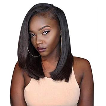 Doofang Brazilian Virgin Hair Bob Straight Wig Hair Short Wig