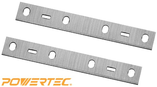 POWERTEC 148010X 6-Inch Jointer Knives for Delta 37-070, JT160, HSS, 2-Piece