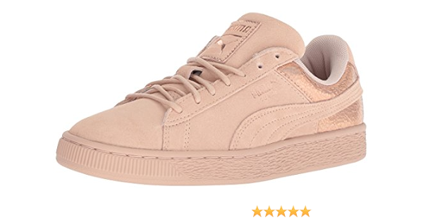 puma suede platform cream