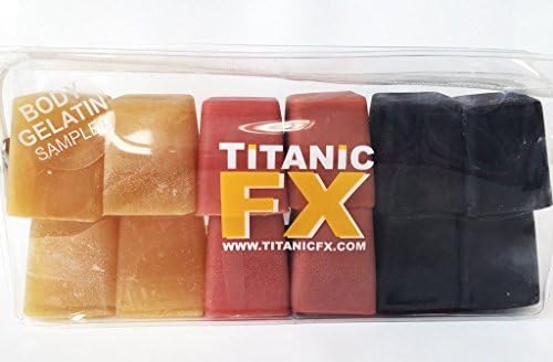 Titanic FX – Reusable Prosthetic Gelatin Blood, Muscle, Fat – For Special FX and Theatrical Makeup - Wounds, Scars, Injuries – 2lb