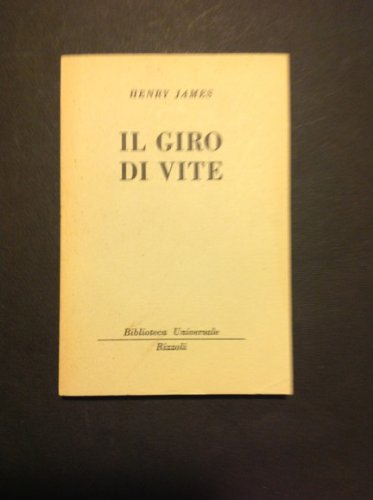 Il giro di vite.