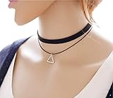 ThyWay Fashion Trend Western Style Multilayer Choker Necklace Clavicular Chain