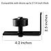 Adjustable Bottom Sliding Barn Door Floor Guide Stay Roller by DuraBarn – Wall Mount Powder Coated Steel – Silent – Easy Installation – Durable Door Hardware kit for Indoor and Outdoor.