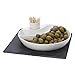 Maxwell and Williams Basics Slate 3-Piece Square Olive Dish, White