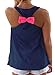 Voguegirl Women Boat Anchor Print Sleeveless Tank Tops Vest Blouse Navy1 X-LargeL