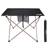 G4Free Ultralight Portable Folding Table Compact Roll Up Tables with Carrying Bag for Outdoor Camping Hiking Picnic