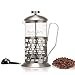 Pelisy Stainless Steel French Press Coffee Maker 304 Grade, Heat-Resistant Borosilicate Glass, 20oz(5 cups)