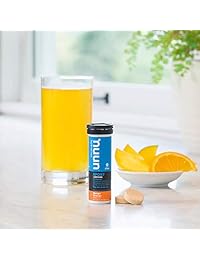 Nuun energía: mango naranja electrolito + cafeína bebida pestañas (2 tubos de 10 lengüetas)