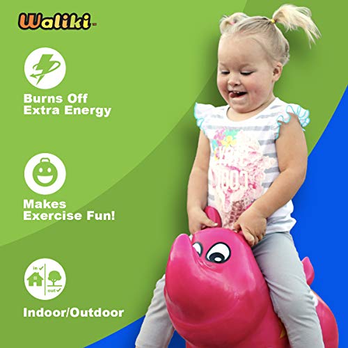 WALIKI Bouncy Horse Kent The Rhino Inflatable Horse Hopper (Space