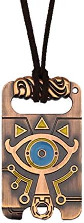 Onlyfo The Legend of Zelda: Breath of The Wild Dog Tag Pendant Necklace with Jewelry Box,The Legend of Zelda Necklace for Boys, Girls