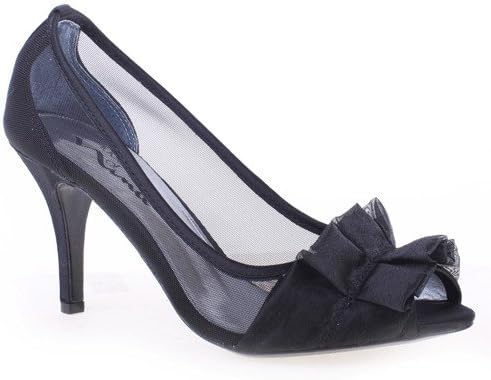 Touch of Nina FAI Black Satin (6.5 Medium)