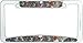 SKULL SPADE CHROME LICENSE PLATE FRAME  ~ Bell 