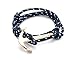 VIRGINSTONE Gold Plated Anchor Bracelets on Colorful Nylon Ropes