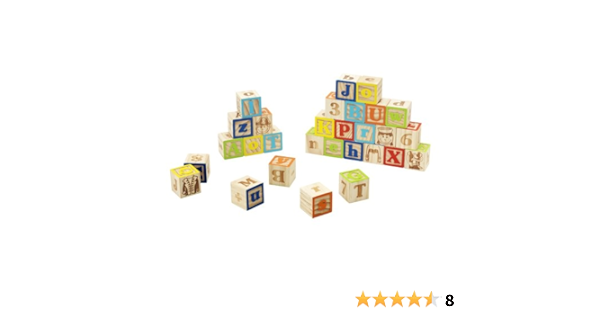 Imaginarium Natural Kubo Juego de Cubos de Madera con Letras ...