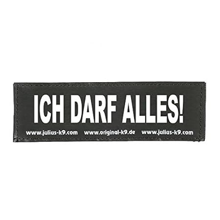 Julius K9 3587 Klettsticker L. Ich Darf Alles