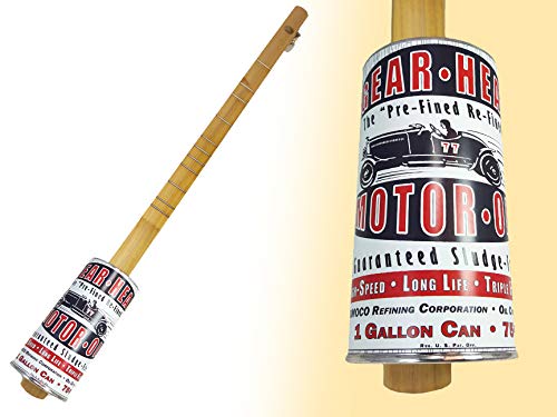 "Gear Head Oil" One-String Acoustic Canjo by The American Canjo Company