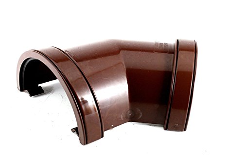 Marshall Tufflex Half Round Gutter 112mm 135 Degree Angle RWA2 (Brown)