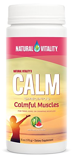 Natural Vitality CALM Specifics Calmful Muscles - for Tired, Sore, or Cramping Muscles - Watermelon 6 oz