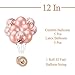 AULE 40 Inch Big Rose Gold Foil Mylar Number Balloons for Women 60th Birthday Party Decorations Giant Happy 60 Anniversary Party Decor