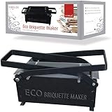 De Vielle Eco Briquette Maker for Fireplace Newspaper Fuel Heat Stove Metal view 2