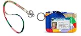 Vera Bradley Zip Id Case and Lanyard in Pop Art