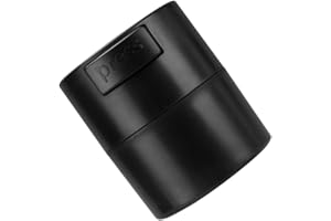 Toyvian Eyelash Extension Case with Airtight Seal Black Lash Glue Storage Jar for Professional Makeup Use