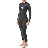 TYR Women's Hurricane Wetsuit Cat 1, Black, XS | Hurricane CAT1 Wetsuit