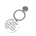 Keychain Gifts for Papa Father - Daddy Gift Idea from Wife Daughter Son Kids, Stainless Steel, with Gift Bag, Christmas Birthday Fathers Gift for Men, Etched Stainless Steel Keychain.