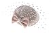 Women's Fascinators Hat Pillbox Hat Cocktail Party Hat with Dot Veil Bowknot Hair Clip, Beige, One Size