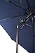 California Umbrella Astella ALUS906117-P04 Alus Series 9 ft. Economy Market Umbrella – Navy Blue/Bronze