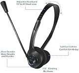 LLM USB Headset with Microphone Noise Cancelling In-Line Controls 1.8m view 3