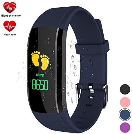 Fitness Tracker, Ouliou Activity Tracker with Heart Rate Monitor,Blood Pressure Monitor, IP67 Waterproof, Step Counter,Calorie Counter, Sleep Monitor for Kids/Woman/Man iOS Android