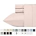 California Design Den Softest 100% Cotton Sheets, Full Size Sheet Sets, 4 Pc Set, 400 Thread Count Sateen Bedding, Deep Pocket Sheets, Cooling Sheets, Full Size Sheets, Breathable Bed Set (Pink)