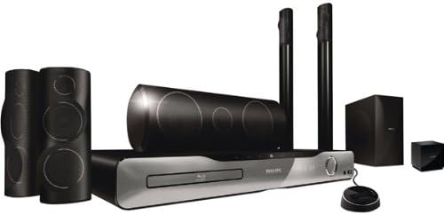 home cinema system with wireless rear speakers