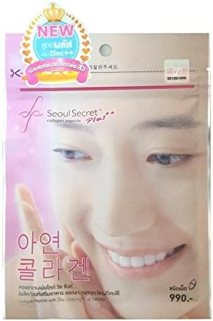 Seoul Secret Collagen Peptide Plus Zinc 1000 Mg Reduce the Incidence of Acne