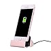 Charging Dock iProductsUS USB Charging Station Fast Charging and Sync Desktop Dual charger for Apple iPhone 7S 6S 7 6 PLUS 5S 5C 4 iPod touch(Rose Gold)